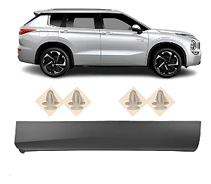 Acabamento Friso Porta Traseira Outlander Phev 2025 2026 Direito Passageiro Para Pintura 5757A838