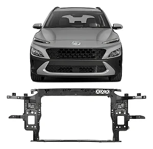 PAINEL FRONTAL RADIADOR REFORÇO MINI FRENTE KONA 2023 2024