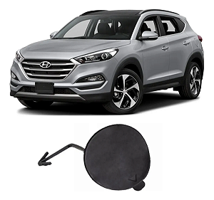 Tampa Reboque Parachoque Dianteiro New Tucson 2017 2018 2019 2020 2021 2022 Preto 86519D3000