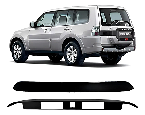 Acabamento Moldura Placa Traseiro Pajero Full 2015 2016 2017 2018 2019 2020 2021 Black Piano 6430A274XA