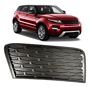 Grade Tela Superior Milha Evoque 2012 2013 2014 2015 Preto Direito Passageiro LR057396 LR026544
