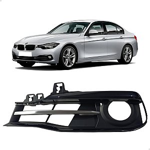 Grade Farol Milha Com Friso Bmw 320i 328i 2016 2018 Lado Esquerdo Motorista