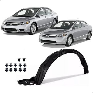 Parabarro Lameiro Dianteiro New Civic 2006 2007 2008 2009 2010 2011 Esquerdo Motorista 74151SNAA100