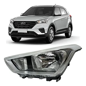 Farol Dianteiro Creta 2016 2017 2018 2019 2020 2021 Lado Esquerdo Motorista 92101A0000