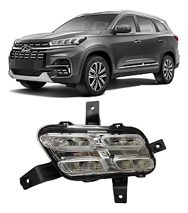 Farol de Milha Led Auxiliar Dianteiro Chery Tiggo 8 2020 2021 2022 2023 Esquerdo Motorista 605000285AA