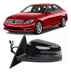 Retrovisor Dianteiro Mercedes C180 C200 C250 C300 C63 AMG E250 E350 E500 E550 E63 AMG A2048104076