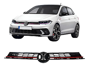 Grade Superior Com Friso Vermelho Dianteiro Polo GTS 2023 2024 2025 2G0853651T