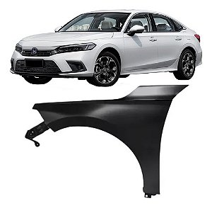 Paralama Dianteiro Honda Civic 2022 2023 2024 Lado Esquerdo