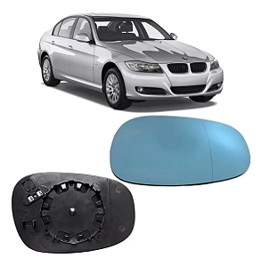 Base Lente Espelho Retrovisor Dianteiro BMW 320i 325i 328i 2009 2010 2011 2012 Direito Passageiro 51167252894
