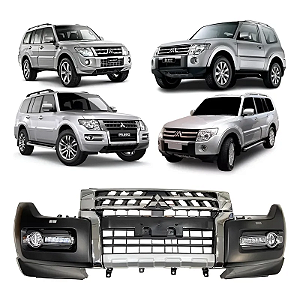 Kit Transformação Parachoque Dianteiro Pajero Full Com Grade 2008 2021