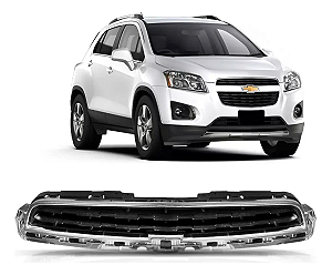 Grade Dianteira Superior Friso Cromado Chevrolet Tracker 2014 2015 2016 94560932