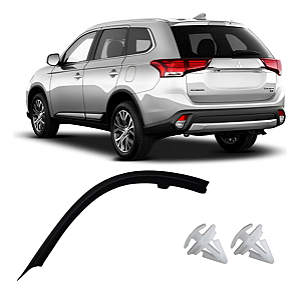 Friso Moldura Paralama Traseiro Outlander 2016 2017 2018 2019 2020 2021 2022 Esquerdo Motorista 7407A302