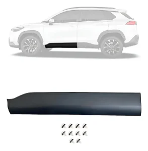Friso Porta Dianteira Corolla Cross 2021 2022 2024 2025 2026 Lado Esquerdo Motorista