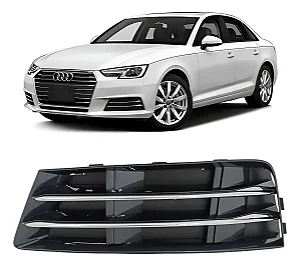 Grade Moldura Milha Friso Cromado Audi A4 2016 2017 2018 2019 Esquerdo Motorista 8W0807681R