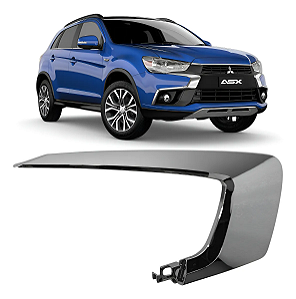 Friso Superior Cromado Parachoque Dianteiro ASX 2017 2018 2019 2020 2021 Direito Passageiro 6407A170