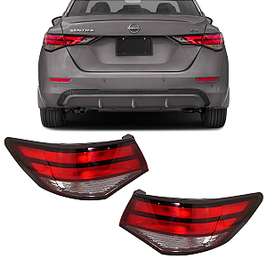 PAR LANTERNA SINALEIRA TRASEIRA NISSAN SENTRA 2023 2025 2026