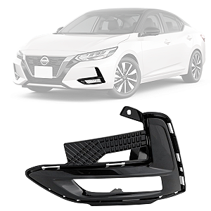 Grade Moldura Farol Milha Nissan Sentra 2022 2023 2024 Lado Esquerdo Motorista