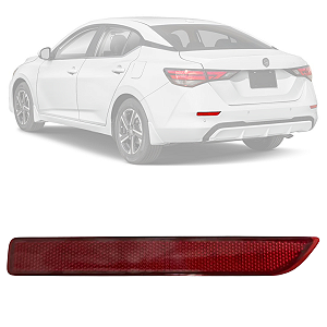 Refletor Olho De Gato Traseiro Nissan Sentra 2023 2024 2025 2026 Lado Esquerdo Motorista