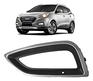 Grade Farol Milha Auxiliar Cinza Ix35 2016 17 2018 2019 2020 2021 Esquerdo Motorista 865232s500