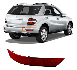 Lanterna Refletor Traseiro Mercedes ML320 ML300 ML500 ML63 AMG 2009 2010 2011 Esquerdo Motorista A1648200374