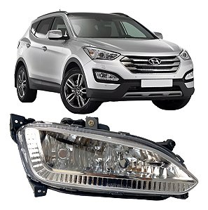 Farol De Milha Foco Duplo Santa Fé 2013 2014 2015 2016 Direito Passageiro