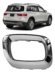 Friso Cromado Escapamento Mercedes Glb200 2020 2021 2022 2023 2024 Direito Passageiro