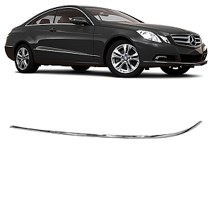Friso Inferior Cromado Parachoque Dianteiro Mercedes Classe E E350 2009 2010 2011 2012 2013 Direito Passageiro