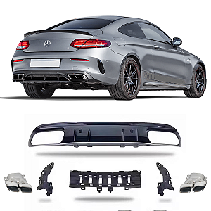 KIT DIFUSOR MERCEDES C180 C250 C300 C43 C63 COUPE 2016 2019