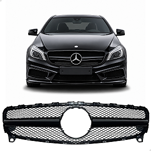 Grade Dianteira Friso Black Piano Mercedes Classe A A45 AMG 2013 2014 2015 A1768800283