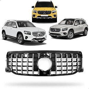 Grade Superior Dianteira GTR Friso Cromado Mercedes Glb 200 2020 2021 2022 2023 2024 2025 A247880200