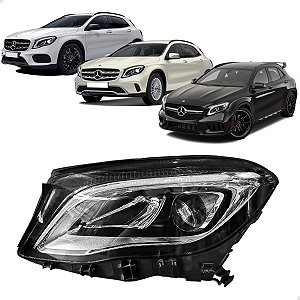 Farol Led Mercedes Gla 200 250 45 AMG 2018 2019 2020 Esquerdo Motorista A1569067500