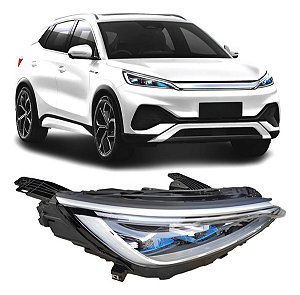 Farol Dianteiro Led Byd Yuan Plus 2023 2024 Lado Direito Passageiro