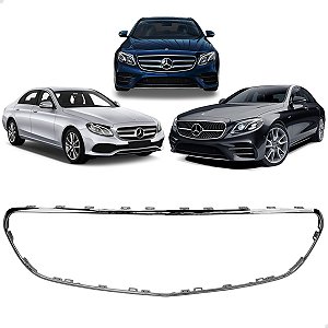 Friso Cromado Acabamento Grade Dianteira E250 E300 E43 E53 E63 AMG 2017 2018 2019 2020 A2138850200