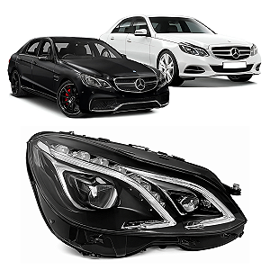 Farol Led Direito Passageiro Mercedes W212 E250 E350 E400 E63 AMG 2014 2015 2016 A2128202439