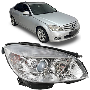 FAROL DIANTEIRO MERCEDES C180 C200 C280 2007 10 2011 DIREITO
