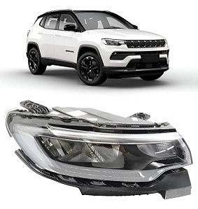 Farol Full Led Modulo Passageiro Jeep Compass 2022 2023 2024