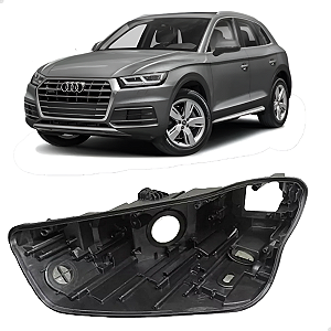 Carcaça Farol Full Led Audi Q5 2018 2019 2020 Lado Esquerdo Motorista