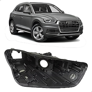 Carcaça Farol Full Led Audi Q5 2018 2019 2020 Lado Direito Passageiro