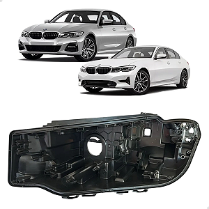 Carcaça Farol Bmw Serie 3 320i 328i 330i G20 2019 2020 2021 2022 Esquerdo Motorista
