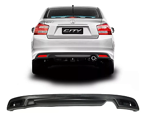 Spoiler Parachoque Traseiro Honda City 2012 2013 2014