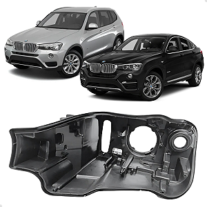 Carcaça Farol Bmw X3 X4 F25 F26 2014 2015 2016 2017 Esquerdo Motorista