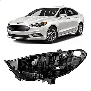 Carcaça Farol Led Fusion 2017 2018 2019 HS7Z13008AA Esquerdo Motorista