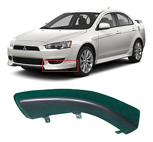 Spoiler Parachoque Dianteiro Lancer 2011 2012 2013 2014 2015 2016 2017 2018 2019 Lado Motorista
