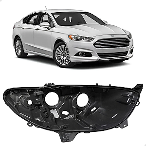 Carcaça Farol Fusion 2013 2014 2015 2016 Lado Direito Passageiro