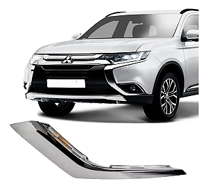 Friso Cromado Inferior Motorista Outlander 2016 2017 2018 2019 2020 2021