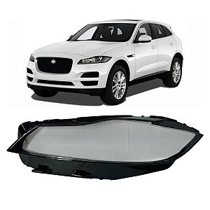 Lente Farol Jaguar F-Pace 2016 2017 2018 2019 2020 Esquerdo Motorista