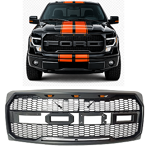 Grade Dianteira Ford F150 Raptor 2009 2010 2011 2012 2013 2014 Preta