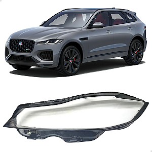 Lente Farol Jaguar F-Pace 2021 2022 2023 2024 Esquerdo Motorista Novo