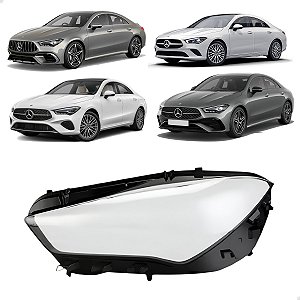 Lente Farol Dianteiro Classe Cla Cla200 Cla250 Cla45 Cla35 AMG 2020 2021 2022 2023 2024 2025 2026 Esquerdo Motorista A1189063100 A1189063300