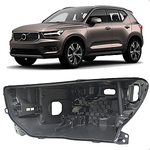 Carcaça Farol Volvo Xc40 2018 2019 2020 2021 2022 2023 Lado Esquerdo Motorista